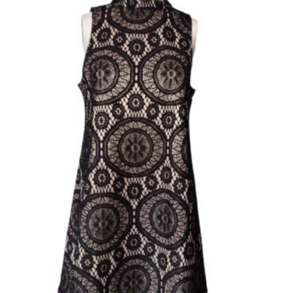 Black Lace Sleeveless Dress